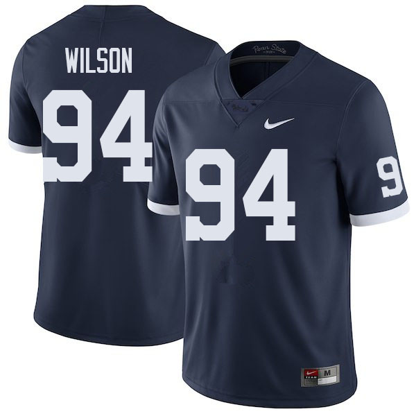 NCAA Nike Men's Penn State Nittany Lions Jake Wilson #94 College Football Authentic Navy Stitched Jersey JHY7598QA